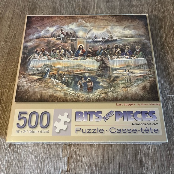NEW Sealed Bits & Pieces Jigsaw Puzzle The Last Supper 500 pc 18"x24" Religious - Picture 1 of 2